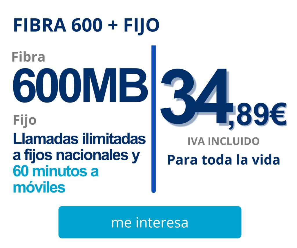 Fibra 600MB